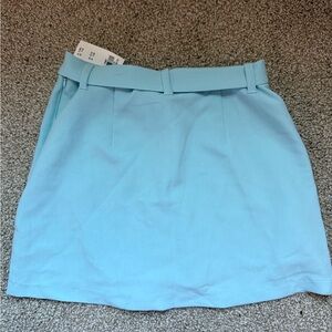 Abercrombie & Fitch Light Blue Mini Skirt